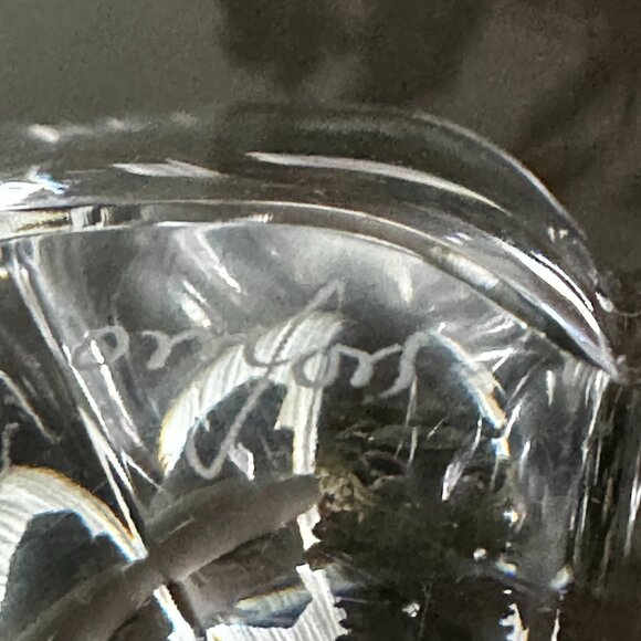 Sweden Crystal Tulip Decorative small Bowl/Candleholder/Trinket Bowl by Orrefors - Picture 6 of 6